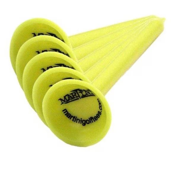 ProActive Sports DMT003-YEL Martini Tee 5 pack in Yellow, Proactive Sports, Mfr#: DMT003-YEL
